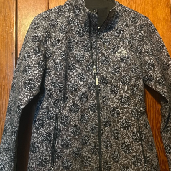 The North Face TNF Apex Bionic Micro Polka Dot Softshell Jacket Women Sz Medium - Picture 4 of 6